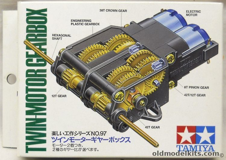 Tamiya Twin Motor Gearbox 97, 70097 plastic model kit